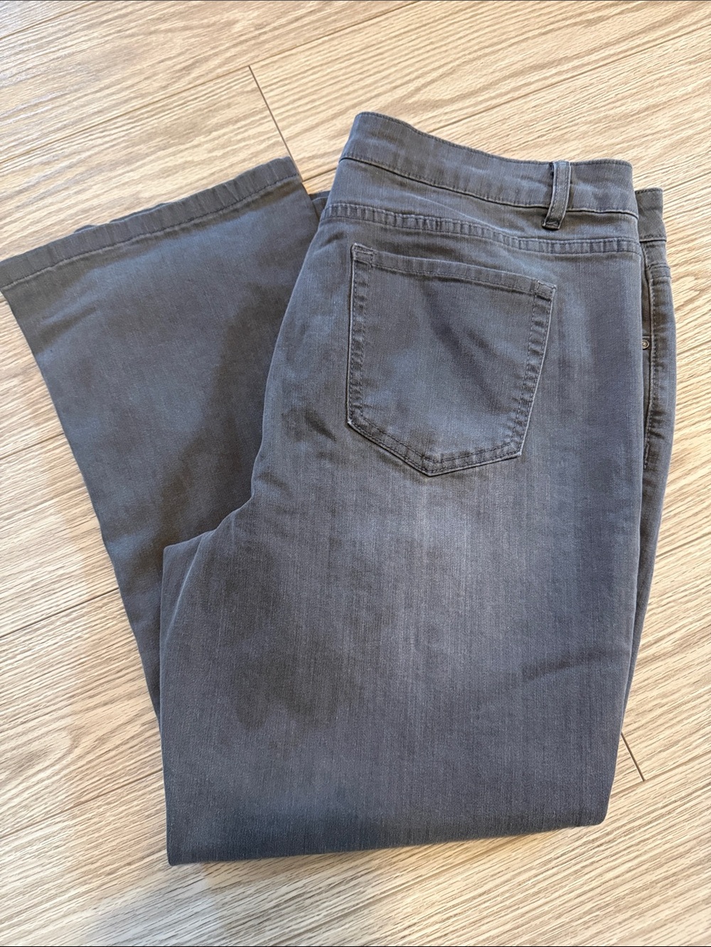 Charlie B Gray Denim Jeans